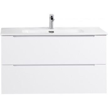 Тумба Bianco Lucido 100 см BELBAGNO ETNA ETNA100BL-KEPMGL-1338-SET